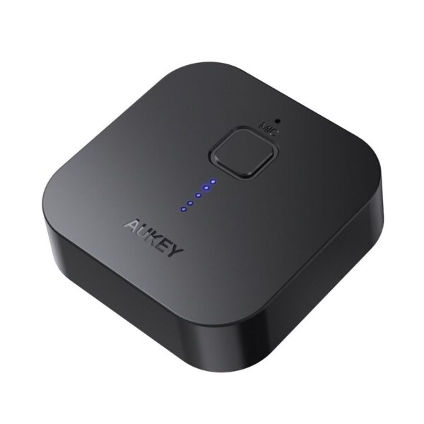 AUKEY Bluetooth 5 Receiver Wireless Audio Music Adapter A2DP with 18 Hours Playtime