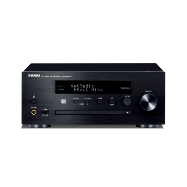 Yamaha MusicCast CRXN470D Compact Audio System with Built in Wifi, Airplay & Bluetooth - Black